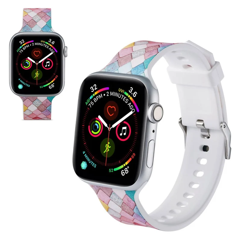 Entzückend Apple Watch Series 5 44mm Silikon / TPU armband