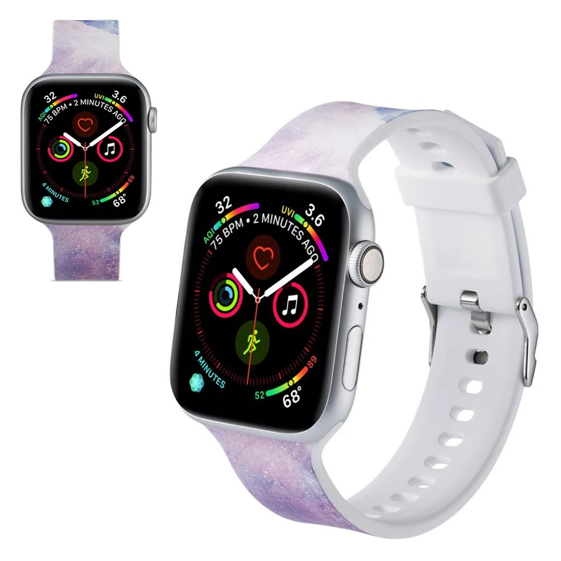 Entzückend Apple Watch Series 5 44mm Silikon / TPU armband