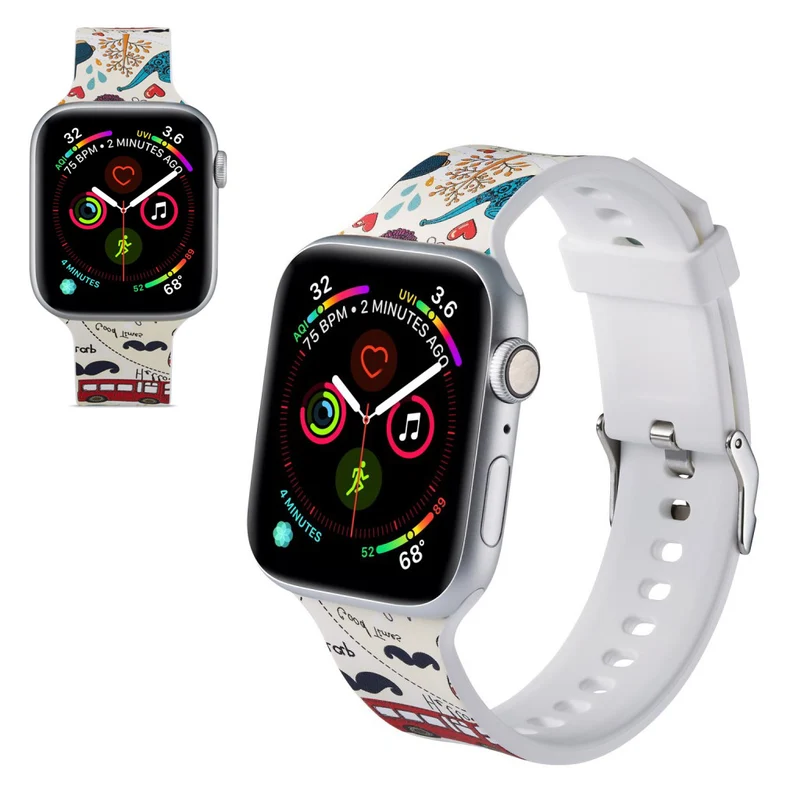 Entzückend Apple Watch Series 5 44mm Silikon / TPU armband