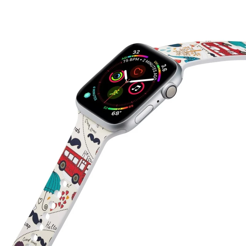 Entzückend Apple Watch Series 5 44mm Silikon / TPU armband