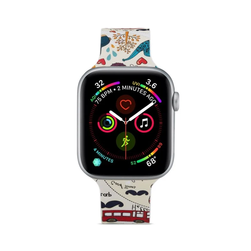 Entzückend Apple Watch Series 5 44mm Silikon / TPU armband