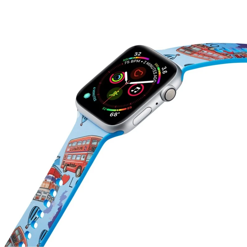 Entzückend Apple Watch Series 5 44mm Silikon / TPU armband