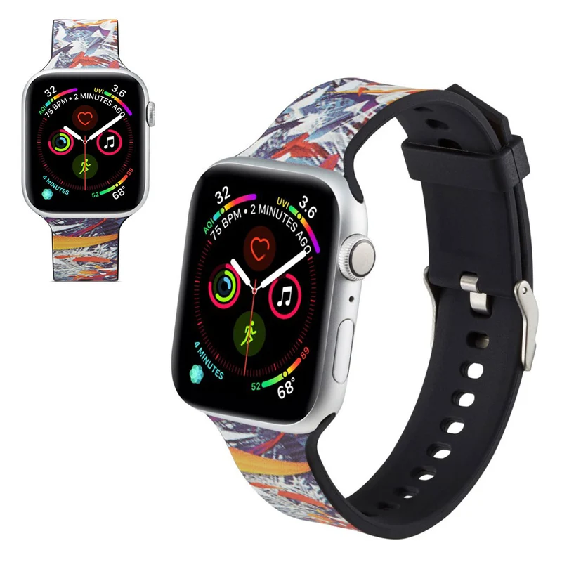Entzückend Apple Watch Series 5 44mm Silikon / TPU armband