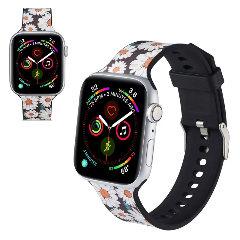Entzückend Apple Watch Series 5 44mm Silikon / TPU armband