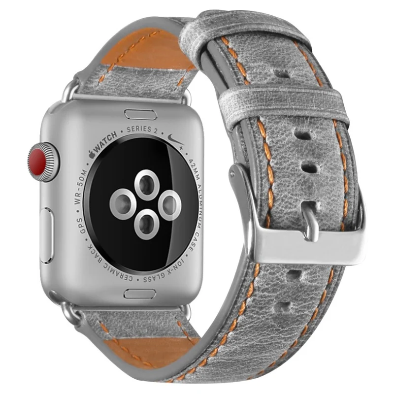Cool Apple Watch Series 5 44mm Echtes Leder armband