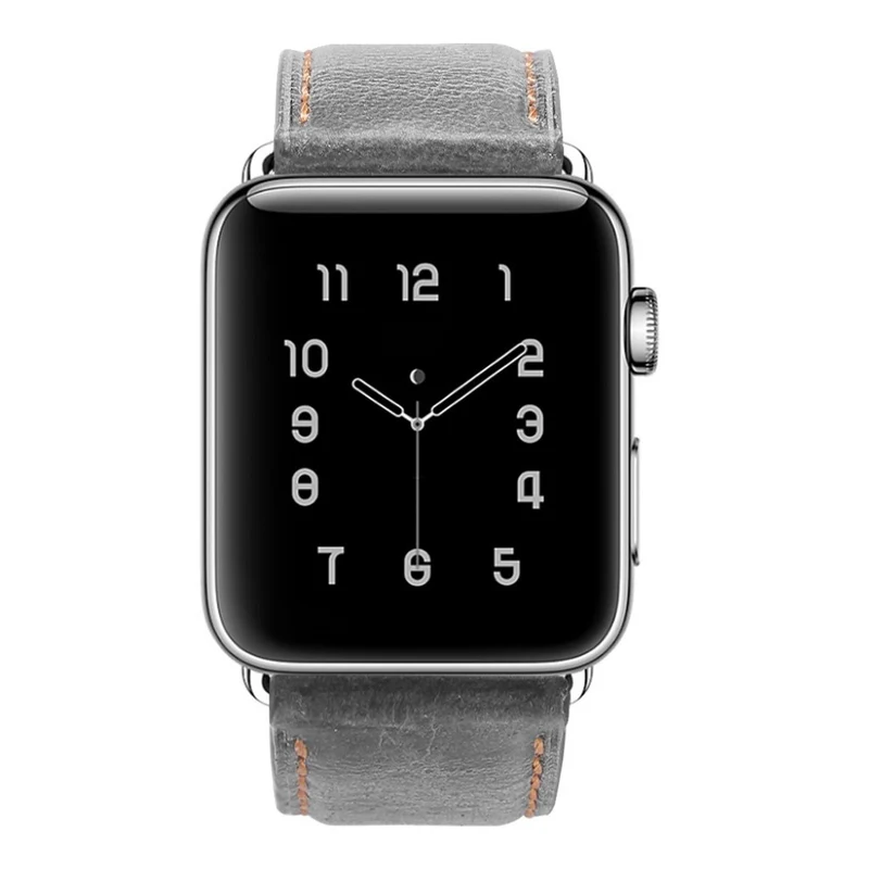 Cool Apple Watch Series 5 44mm Echtes Leder armband