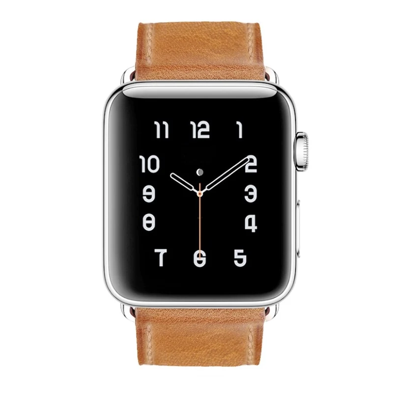 Cool Apple Watch Series 5 44mm Echtes Leder armband
