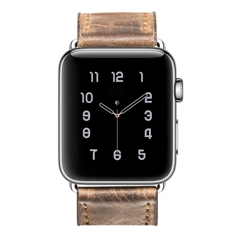 Cool Apple Watch Series 5 44mm Echtes Leder armband