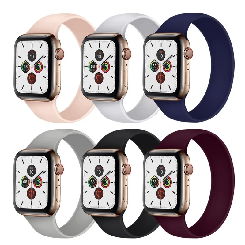 Auffallend angenehm Universell Apple Silikon / TPU armband - Größe: L