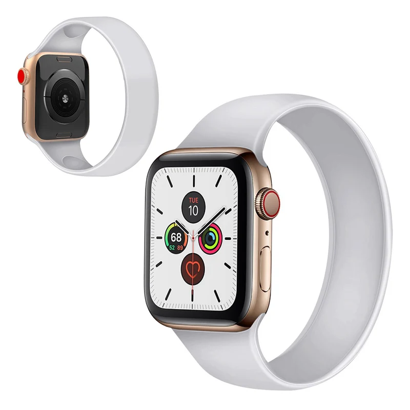Auffallend angenehm Universell Apple Silikon / TPU armband - Größe: L