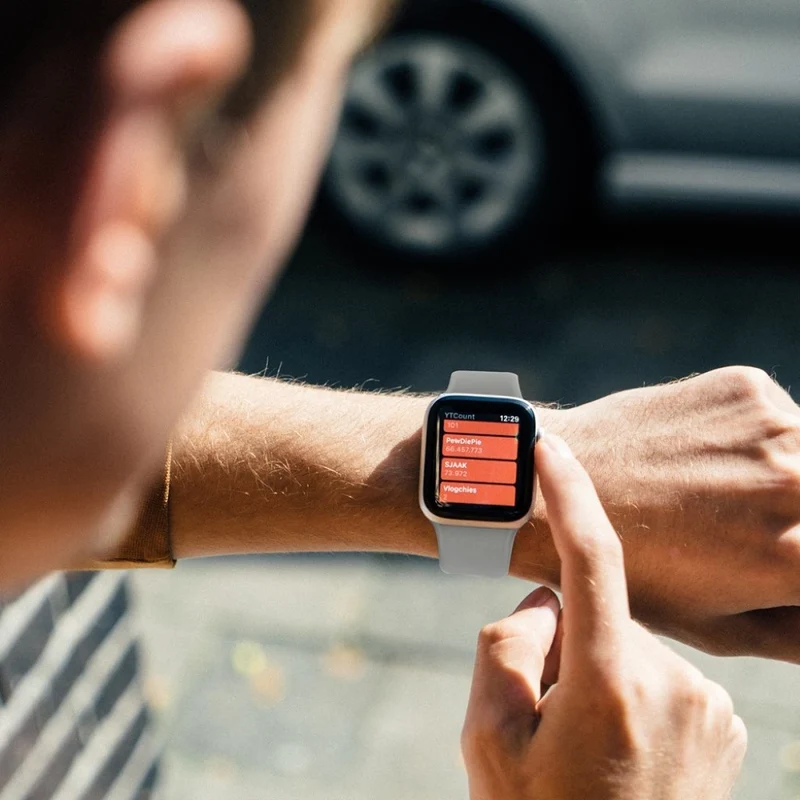 Auffallend angenehm Universell Apple Silikon / TPU armband - Größe: L