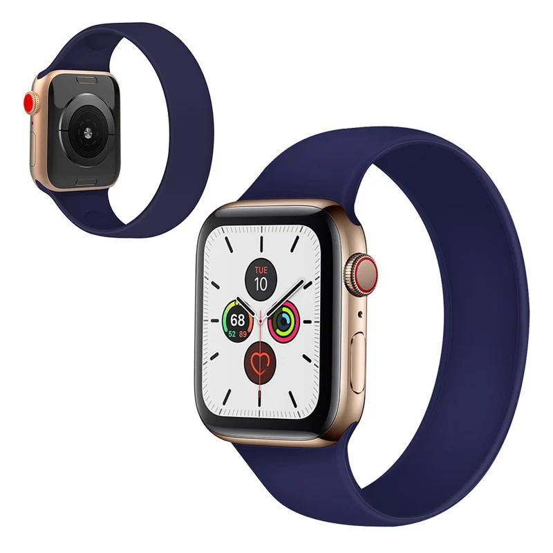 Auffallend angenehm Universell Apple Silikon / TPU armband - Größe: L