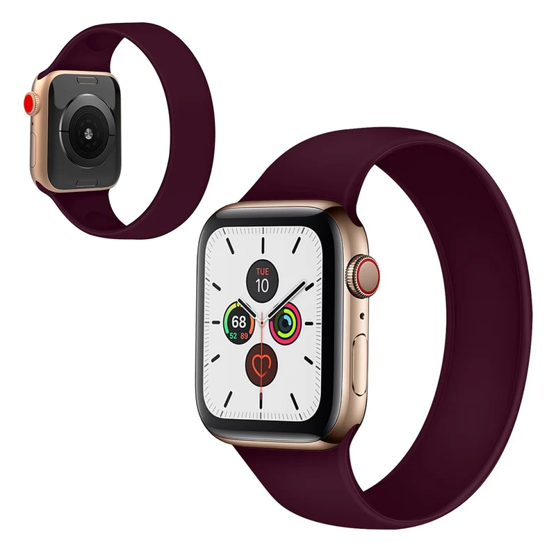 Auffallend angenehm Universell Apple Silikon / TPU armband - Größe: L