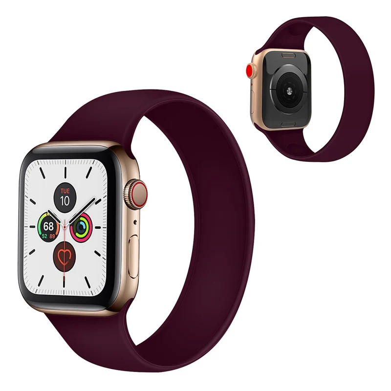 Unglaublich bequem Universell Apple Silikon / TPU armband - Größe: M