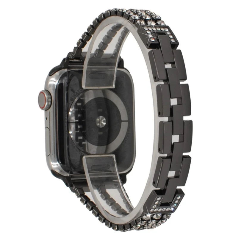 Zeitlos Apple Watch Series 5 40mm Metall und Strass armband