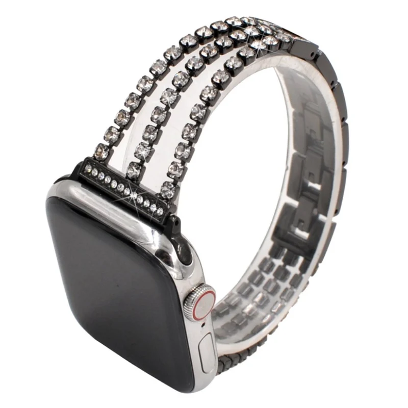 Zeitlos Apple Watch Series 5 40mm Metall und Strass armband