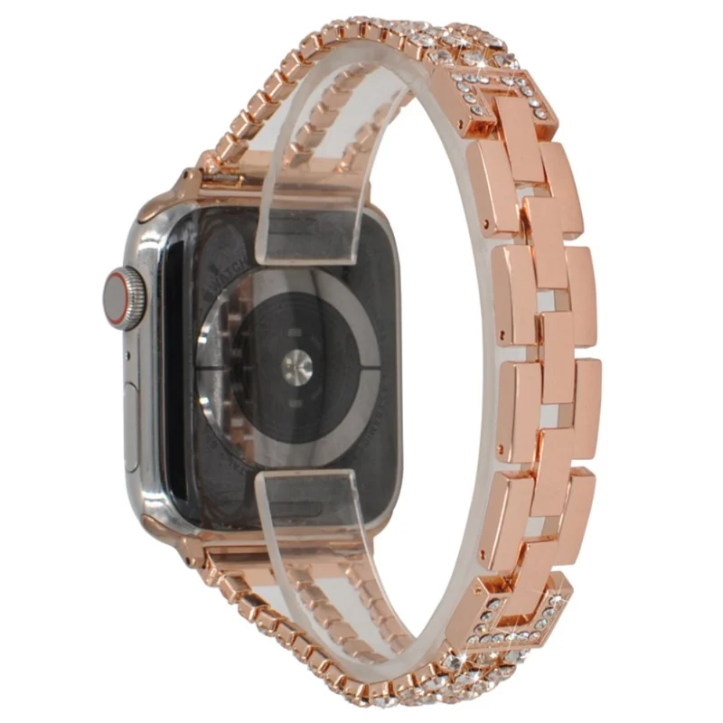 Zeitlos Apple Watch Series 5 40mm Metall und Strass armband