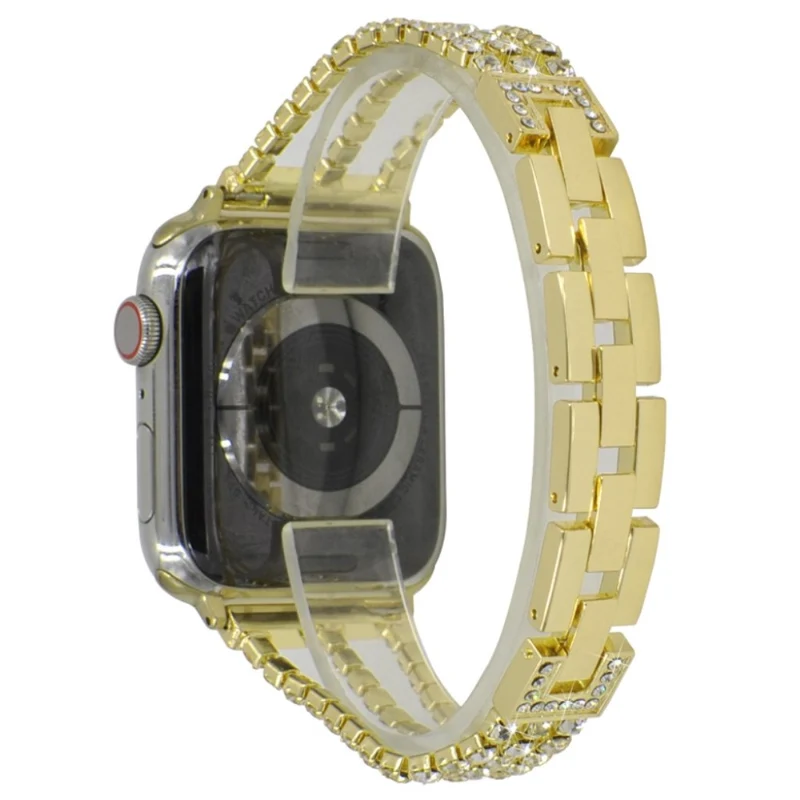 Zeitlos Apple Watch Series 5 40mm Metall und Strass armband