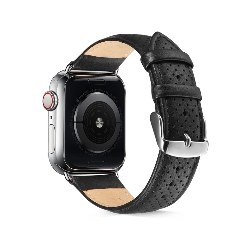 Bequem Apple Watch Series 5 40mm Echtes Leder armband