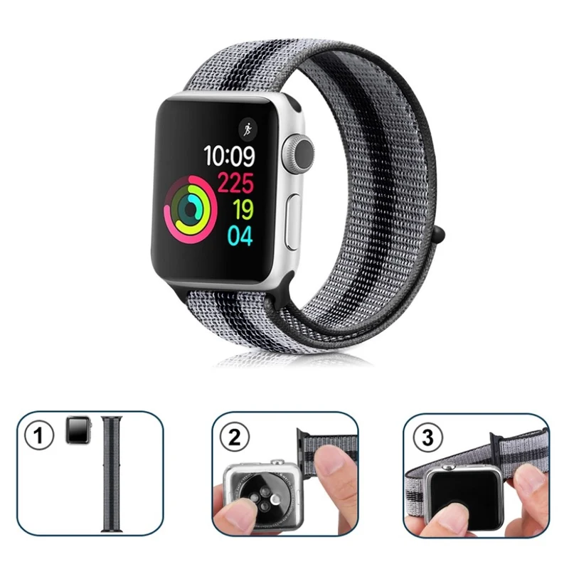 Super süß Apple Watch Series 5 40mm Textil / Nylon armband