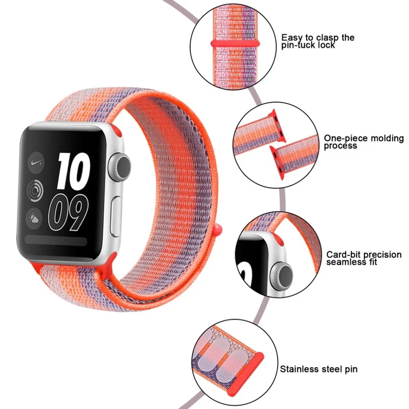 Super süß Apple Watch Series 5 40mm Textil / Nylon armband