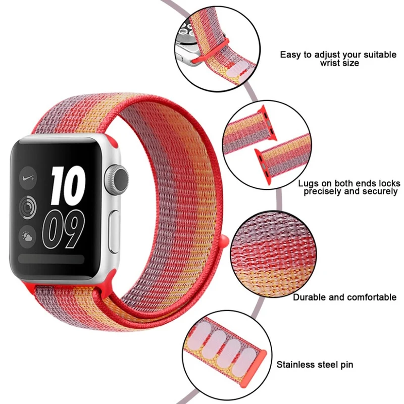 Super süß Apple Watch Series 5 40mm Textil / Nylon armband