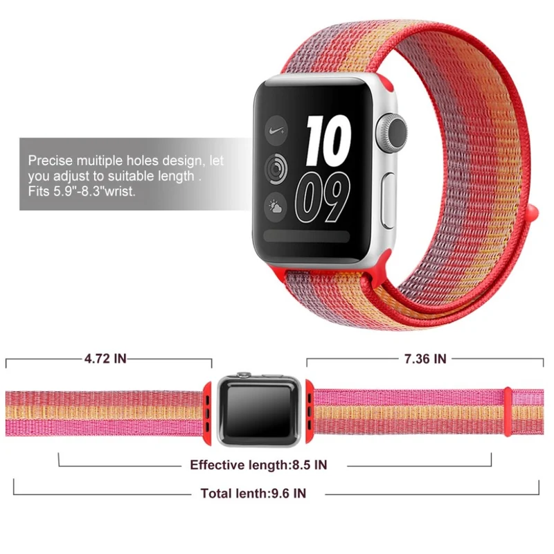 Super süß Apple Watch Series 5 40mm Textil / Nylon armband