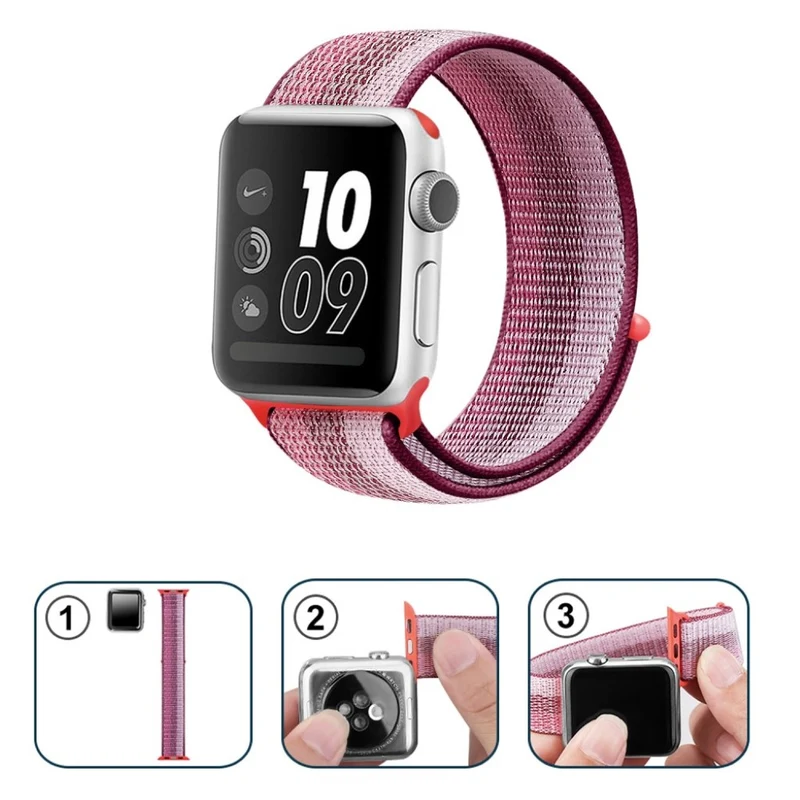 Super süß Apple Watch Series 5 40mm Textil / Nylon armband