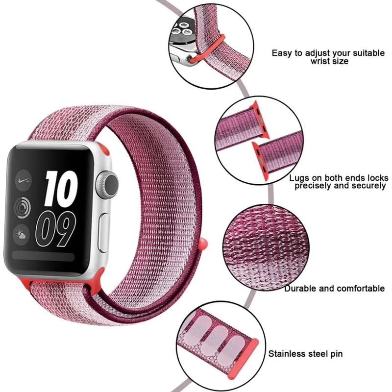 Super süß Apple Watch Series 5 40mm Textil / Nylon armband