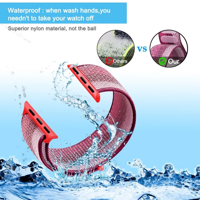 Super süß Apple Watch Series 5 40mm Textil / Nylon armband