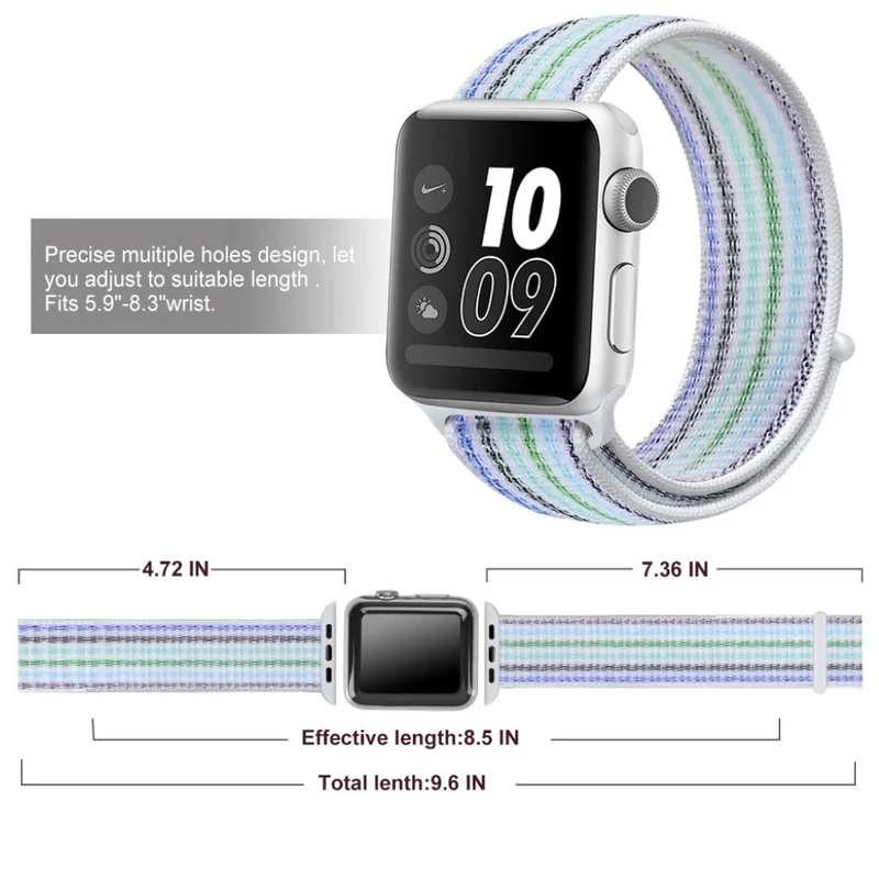 Super süß Apple Watch Series 5 40mm Textil / Nylon armband