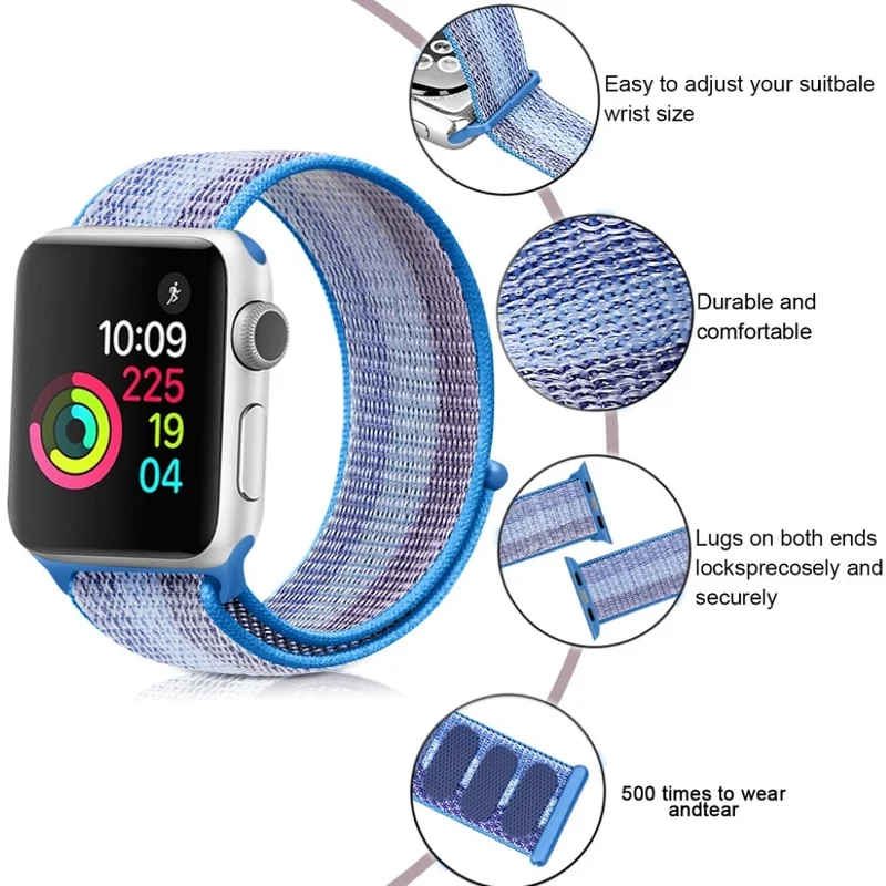 Super süß Apple Watch Series 5 40mm Textil / Nylon armband