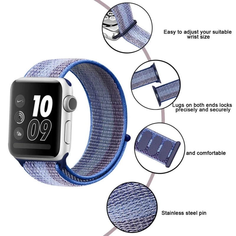 Super süß Apple Watch Series 5 40mm Textil / Nylon armband
