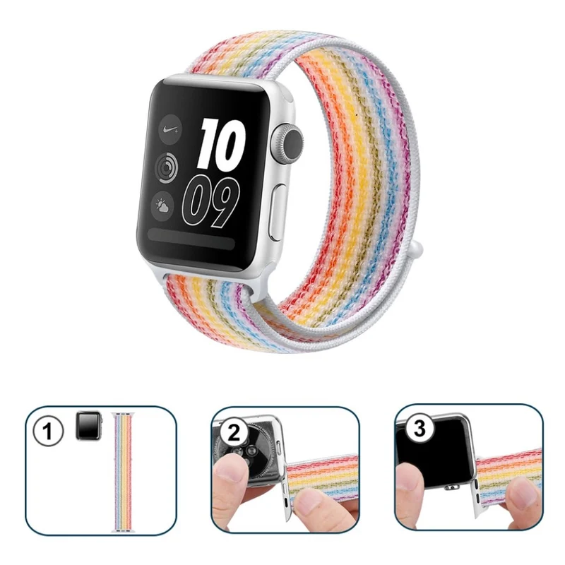Super süß Apple Watch Series 5 40mm Textil / Nylon armband