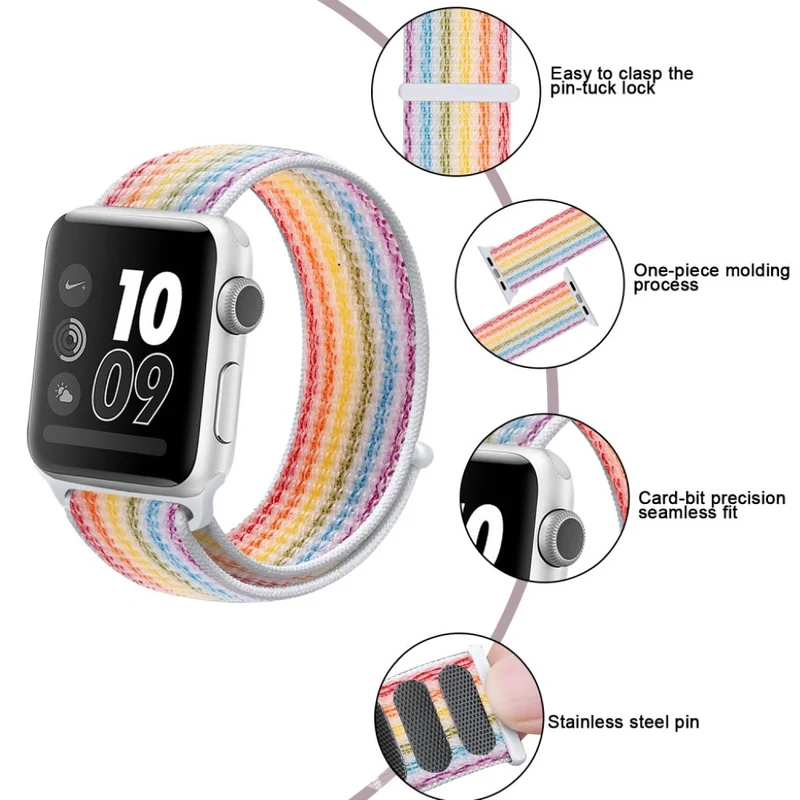 Super süß Apple Watch Series 5 40mm Textil / Nylon armband
