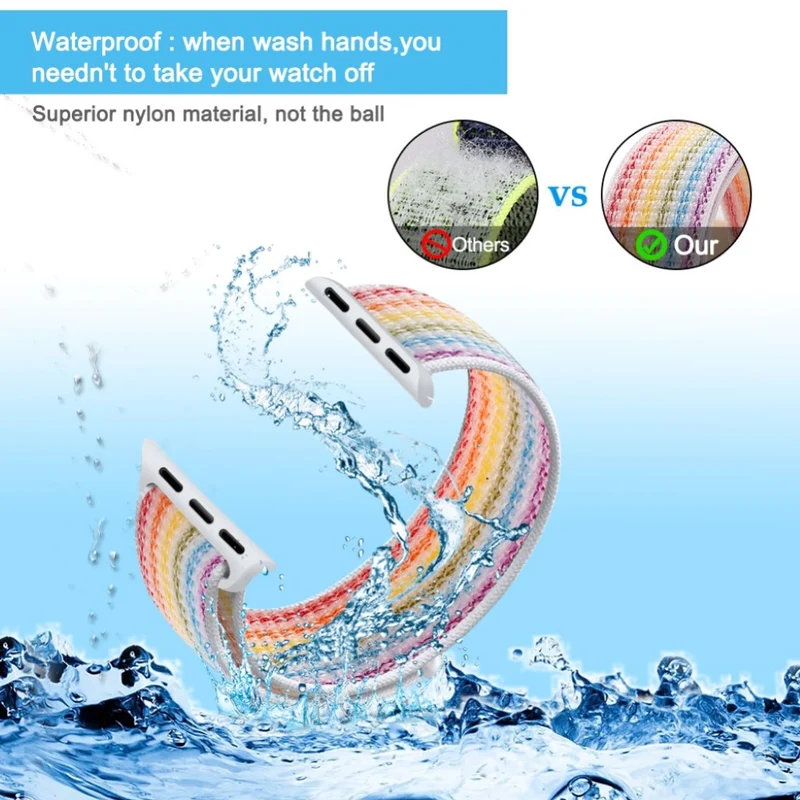 Super süß Apple Watch Series 5 40mm Textil / Nylon armband