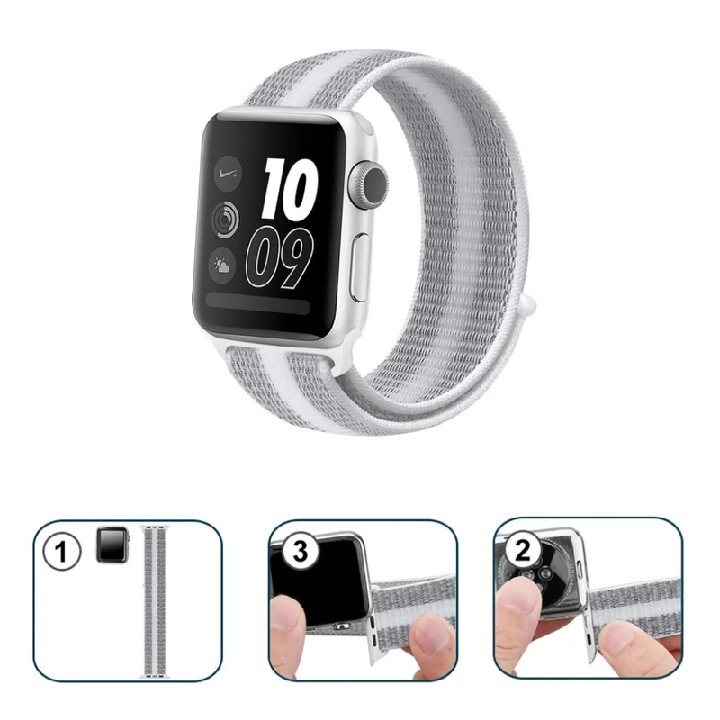 Mega zäh Apple Watch Series 5 44mm Textil / Nylon armband