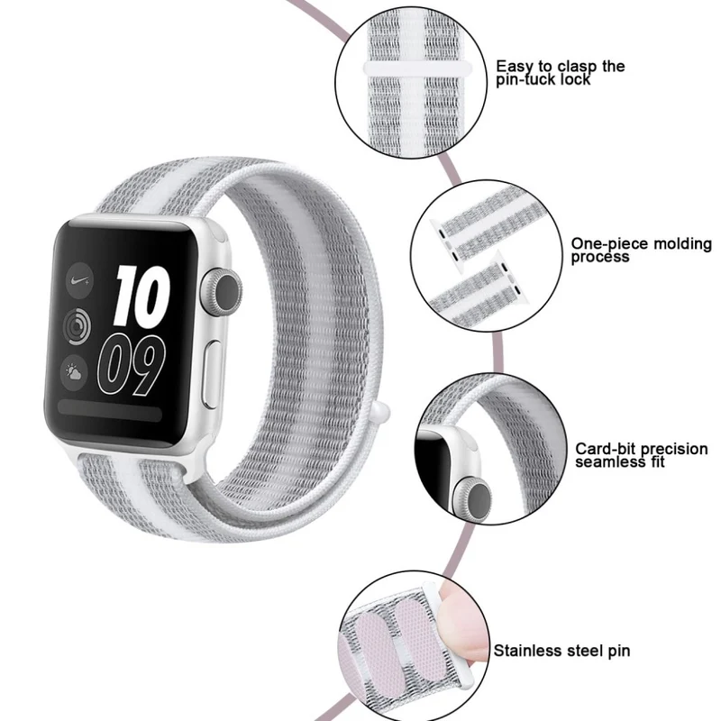Mega zäh Apple Watch Series 5 44mm Textil / Nylon armband