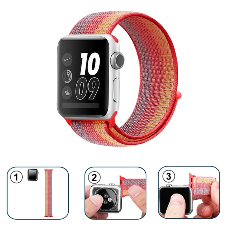 Mega zäh Apple Watch Series 5 44mm Textil / Nylon armband