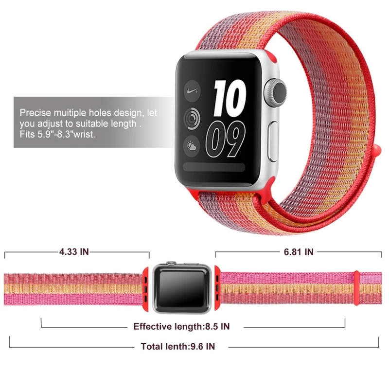 Mega zäh Apple Watch Series 5 44mm Textil / Nylon armband