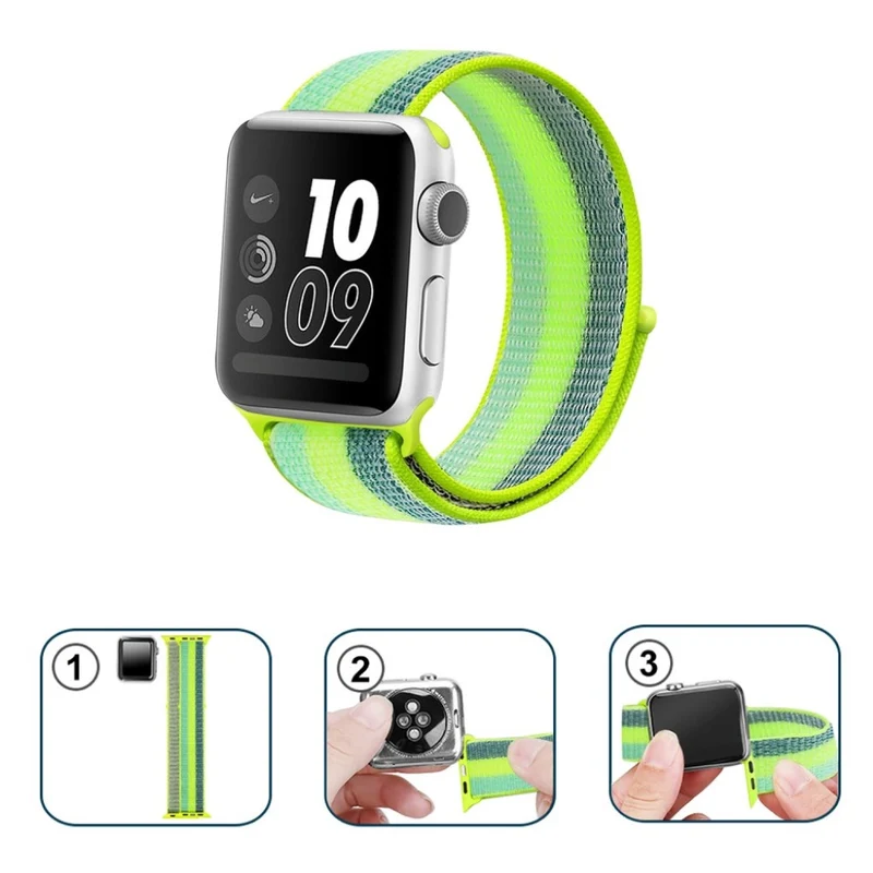 Mega zäh Apple Watch Series 5 44mm Textil / Nylon armband