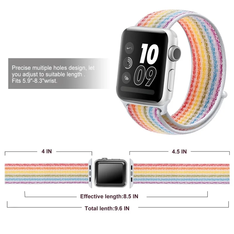 Mega zäh Apple Watch Series 5 44mm Textil / Nylon armband