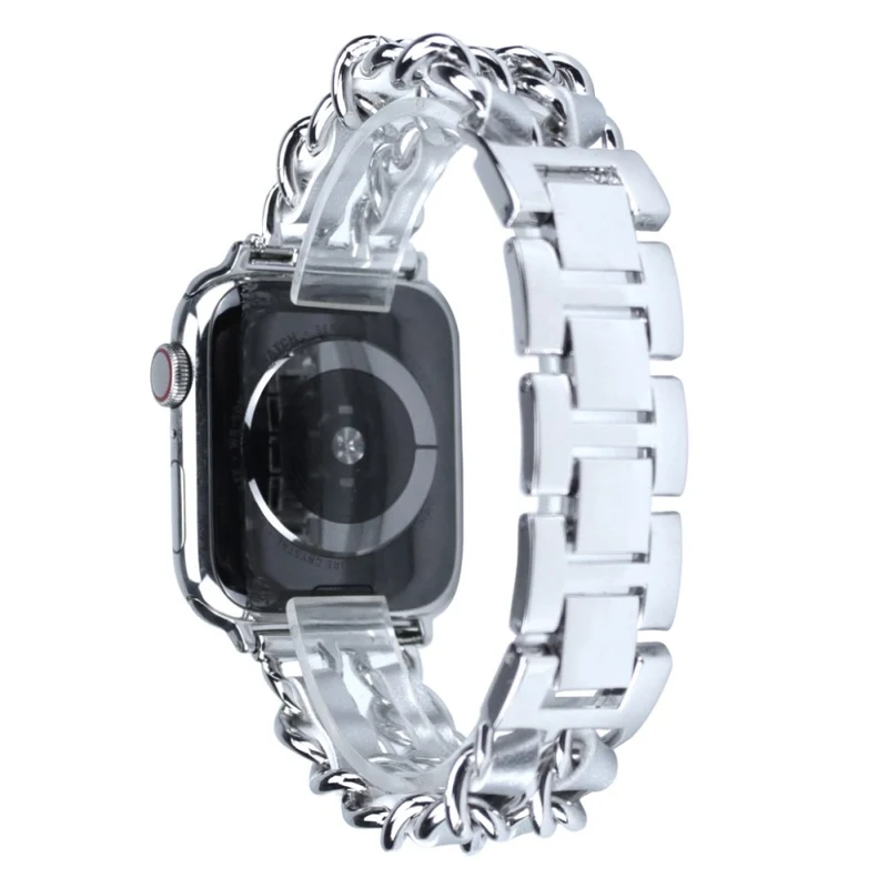 Apple Watch Series 5 44mm / Apple Watch 44mm Metall und Kunstleder armband