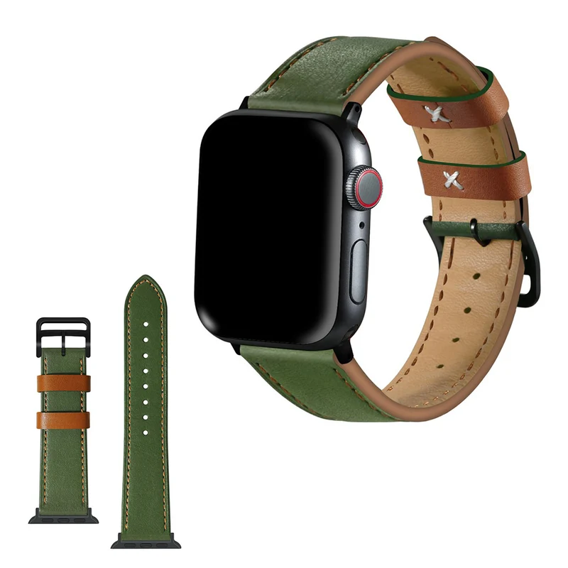 Apple Watch Series 5 44mm / Apple Watch 44mm Echtes Leder armband