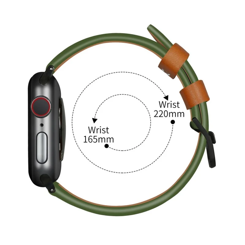 Apple Watch Series 5 44mm / Apple Watch 44mm Echtes Leder armband