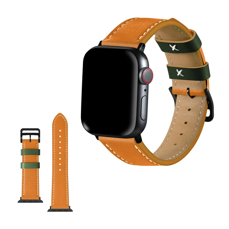 Apple Watch Series 5 44mm / Apple Watch 44mm Echtes Leder armband