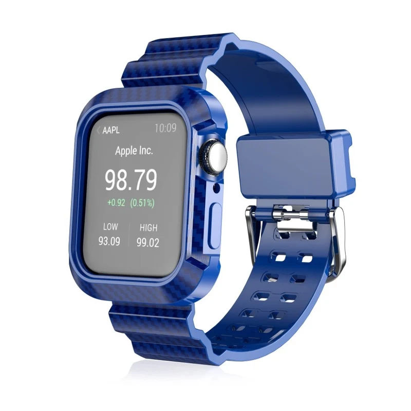 Modisch Apple Watch Series 4 44mm Silikon / TPU armband