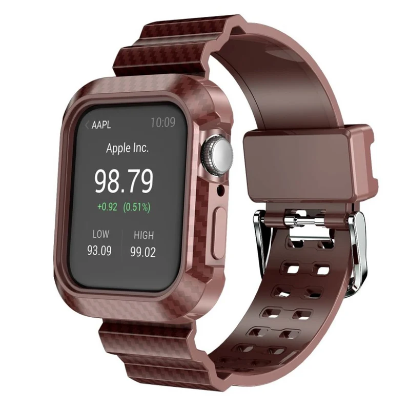 Modisch Apple Watch Series 4 44mm Silikon / TPU armband