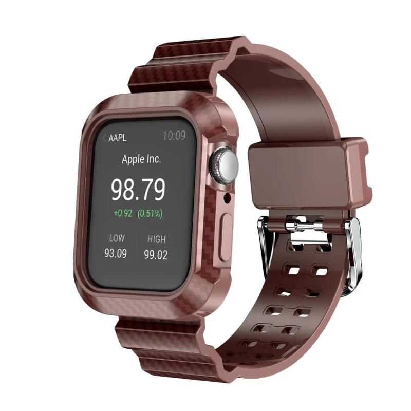 Modisch Apple Watch Series 4 44mm Silikon / TPU armband