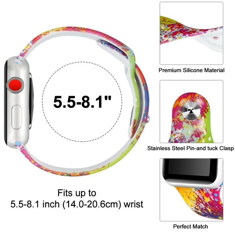 Megastark Apple Watch Series 4 44mm Silikon / TPU armband